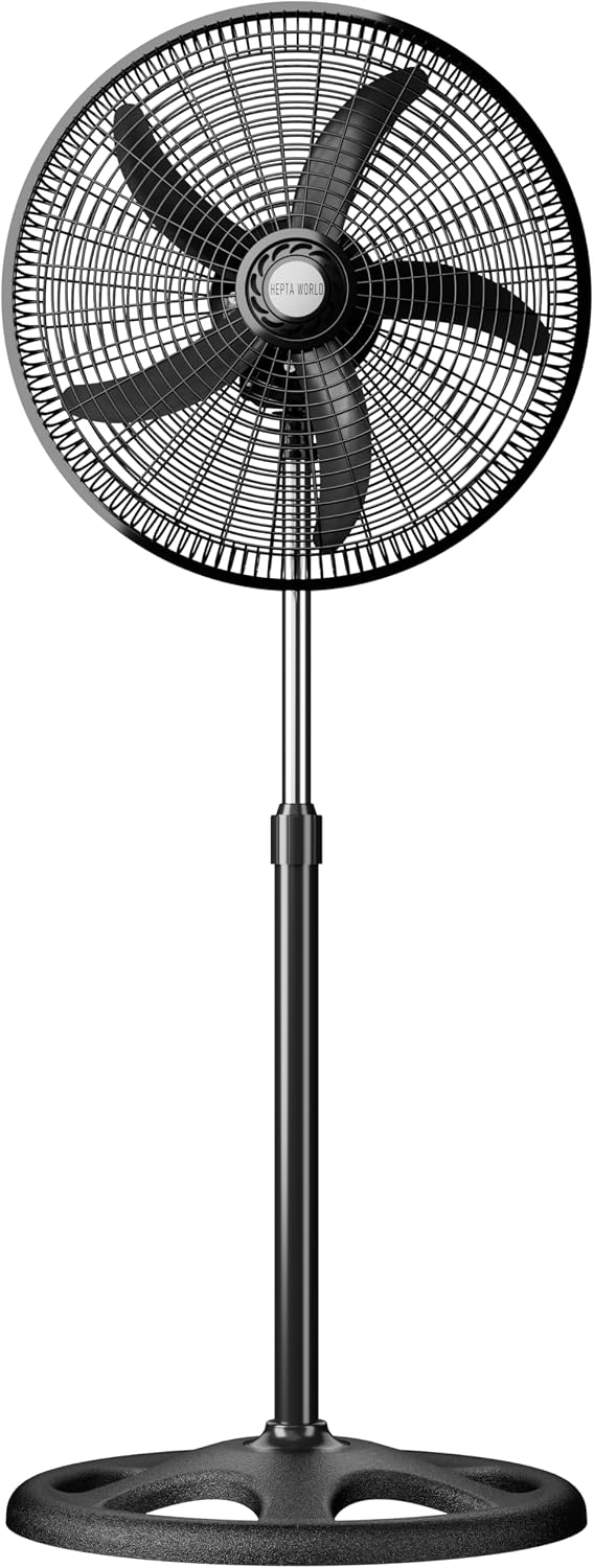 Ventilador de Coluna, Resfriamento, Silencioso, Design Slim (PRETO, 220V, 101)