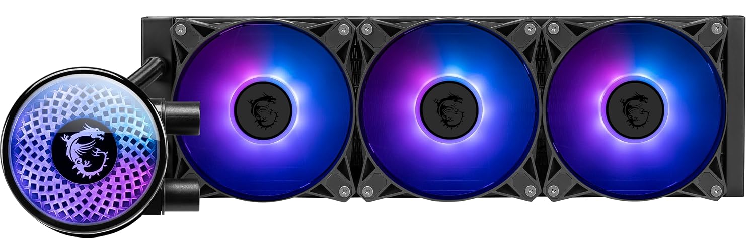 🔥 Water Cooler MSI MAG Coreliquid A12, ARGB, 360mm, Intel e AMD, Preto - CLA12360