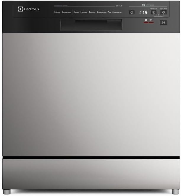 Electrolux Lava-Louça Electrolux 8 Serviços Inox com Programa Lava & Seca 50 min (LS08E) 1