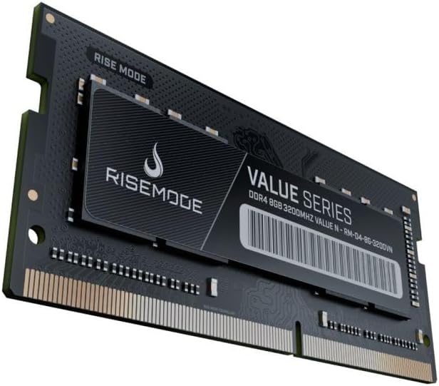 Memória para Notebook Rise Mode Value, 8GB, 3200MHz, DDR4, CL22, Preto - RM-D4-8G-3200VN