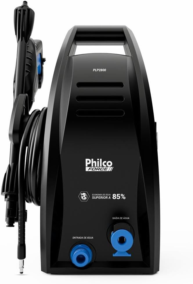 Philco Lavadora de Alta Pressão 1800psi Force Plp2800 1600W Preto com detalhes em Azul Ene