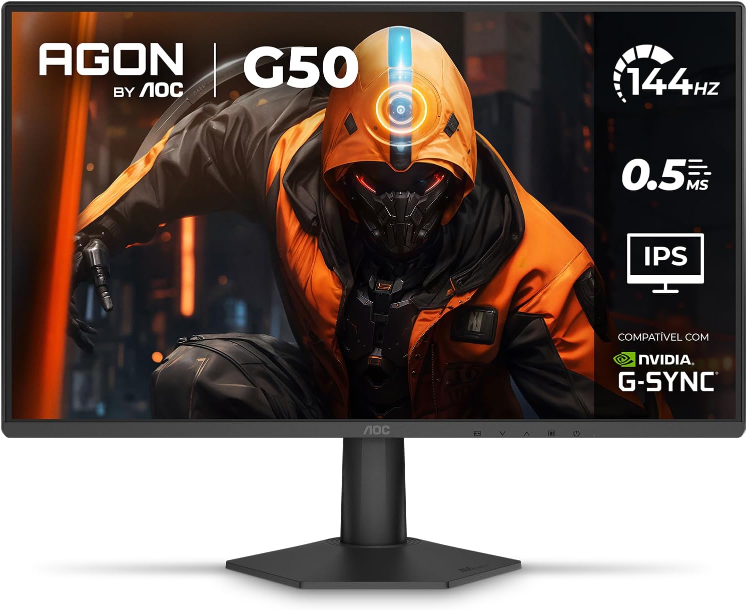 🔥 Monitor Gamer AOC AGON G50 24" 144Hz 0,5ms IPS HDR10 G-SYNC 24G50F