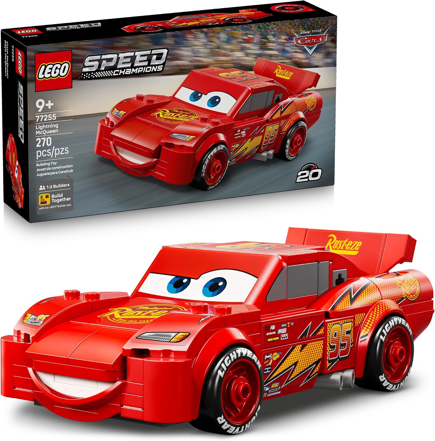 LEGO Speed Champions Relâmpago McQueen 77255 (270 Peças)