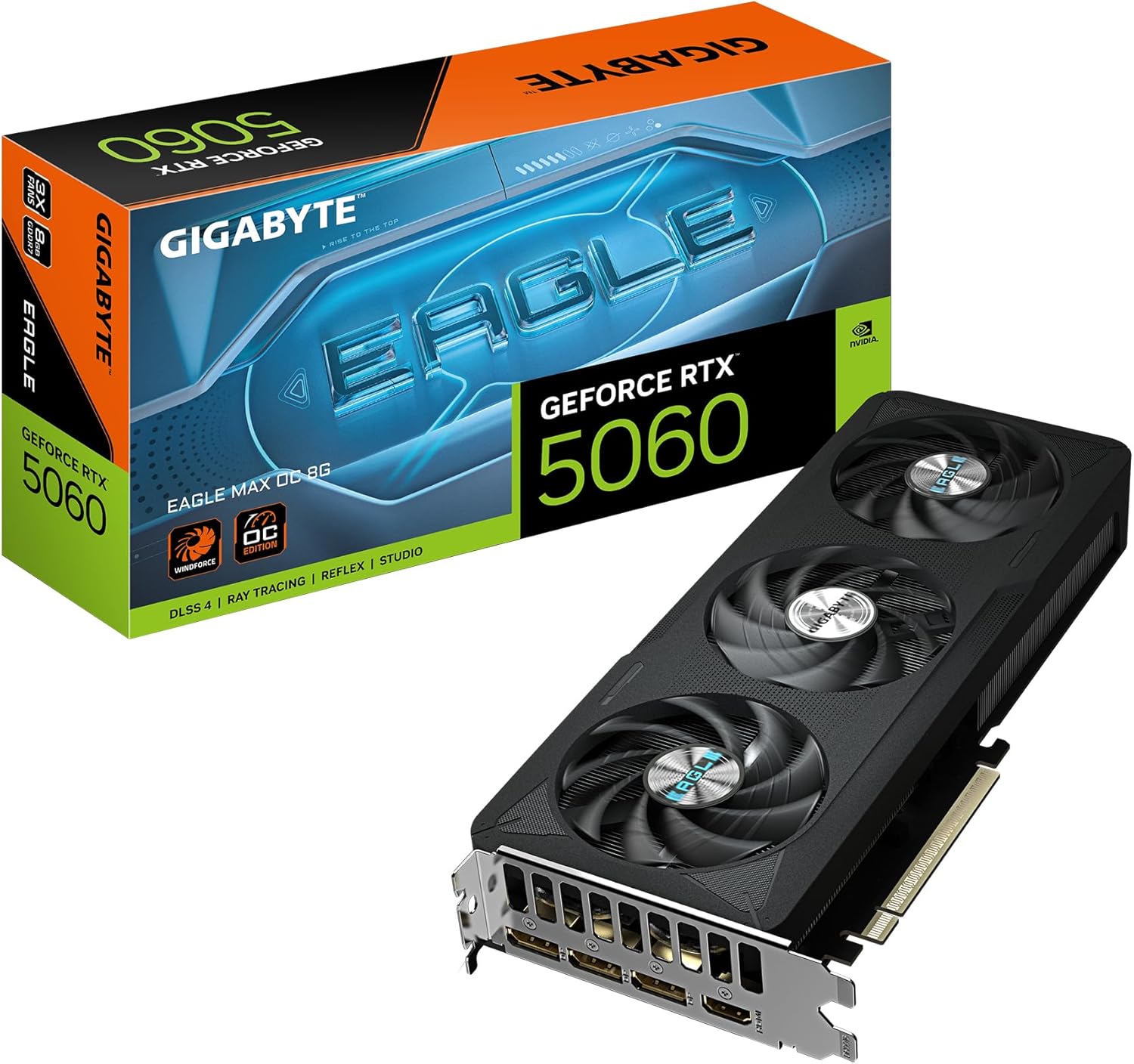 🔥Gigabyte RTX 5060 Eagle Max OC Placa de Vídeo 8GB GDDR7 NVIDIA GeForce