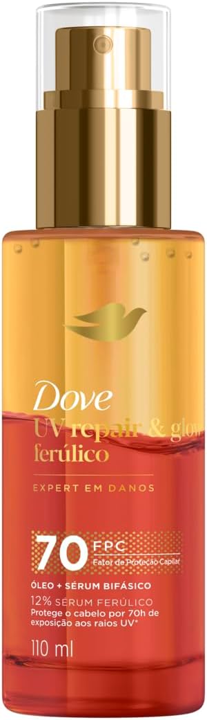 Dove Óleo e Sérum Bifásico UV Repair & Glow + Ferúlico 110ml