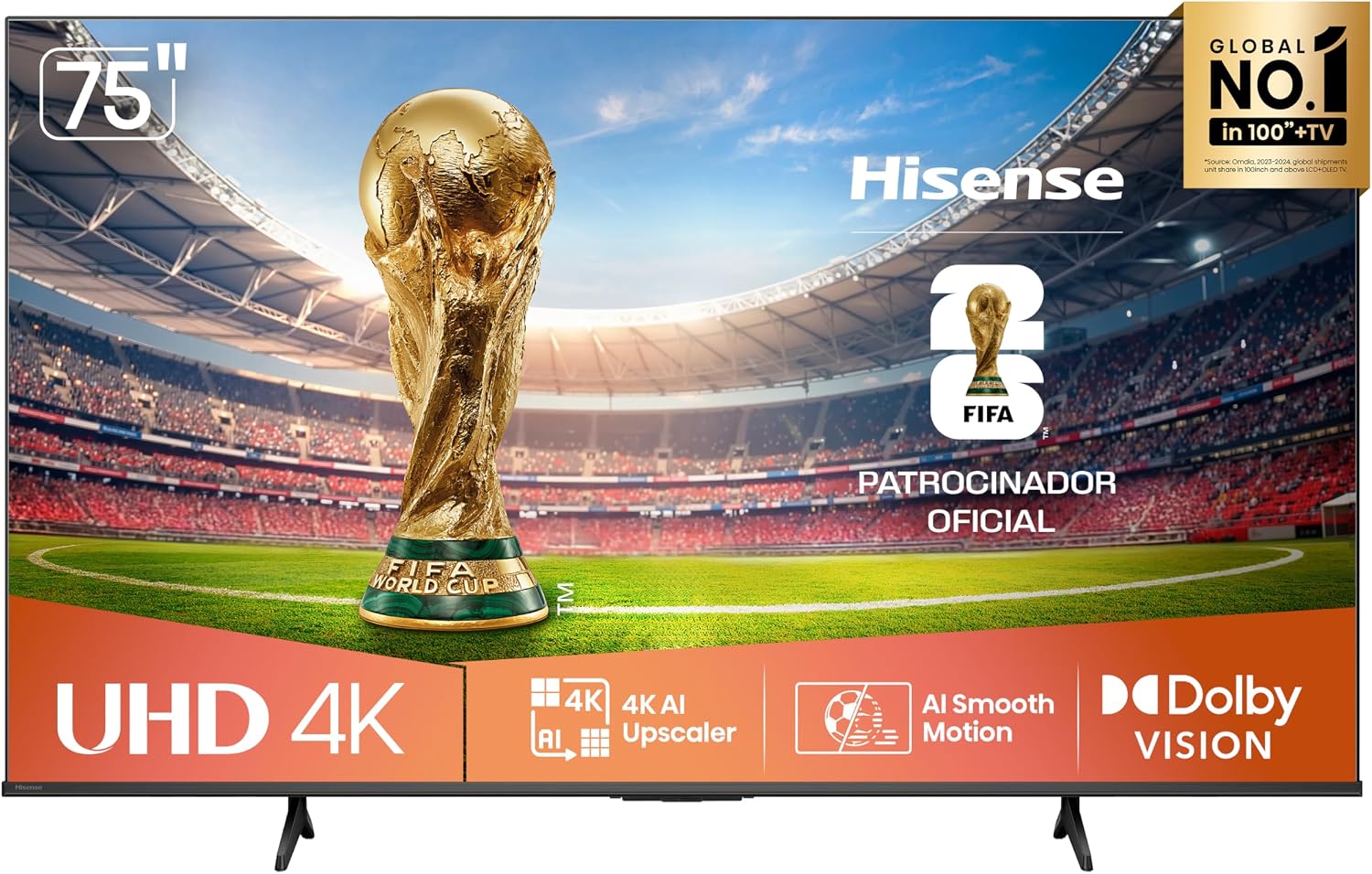 🔥Hisense Smart TV 4K 75" Polegadas 75A6NV