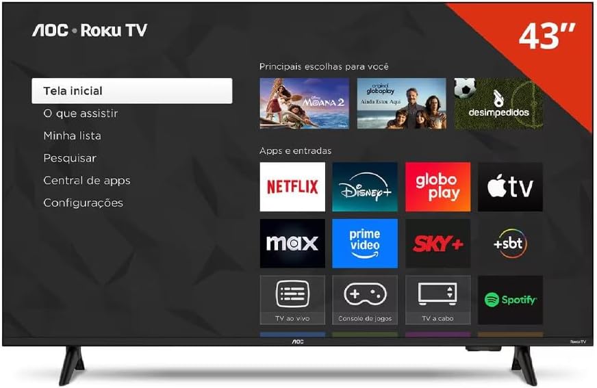 TV AOC Smart 43" Roku TV Full HD