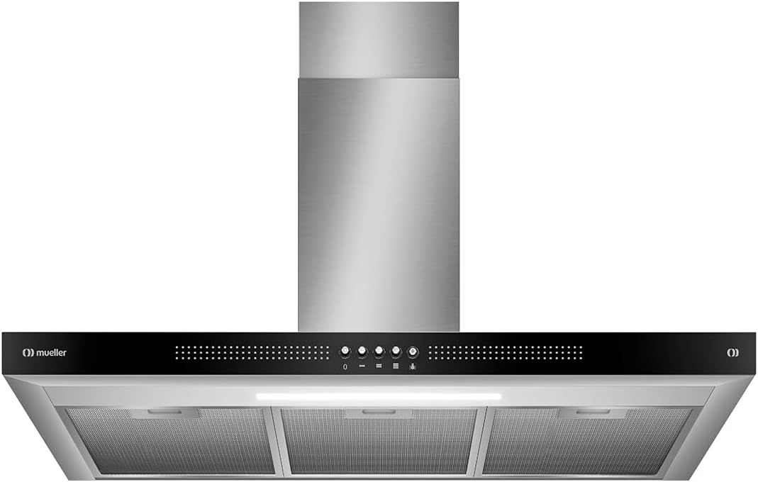 Coifa de Parede Mueller Plana 90cm Inox 110v (MCP90K)