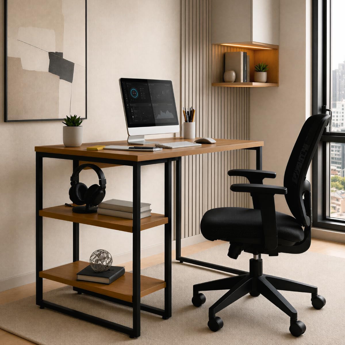 Espaço organizado, home office sem desculpas