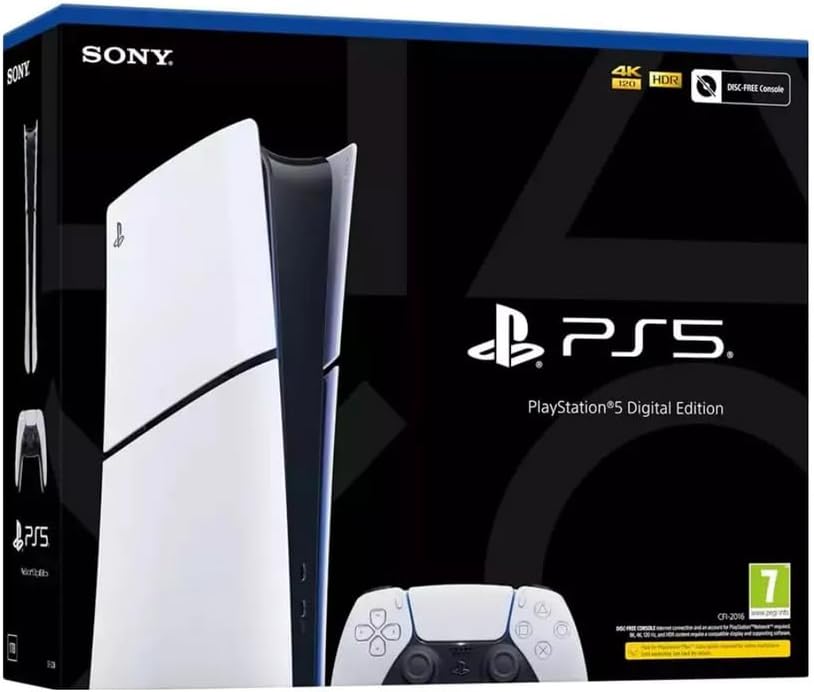 Sony PlayStation 5 Slim Digital Edition Console - 825GB - Middle East Version