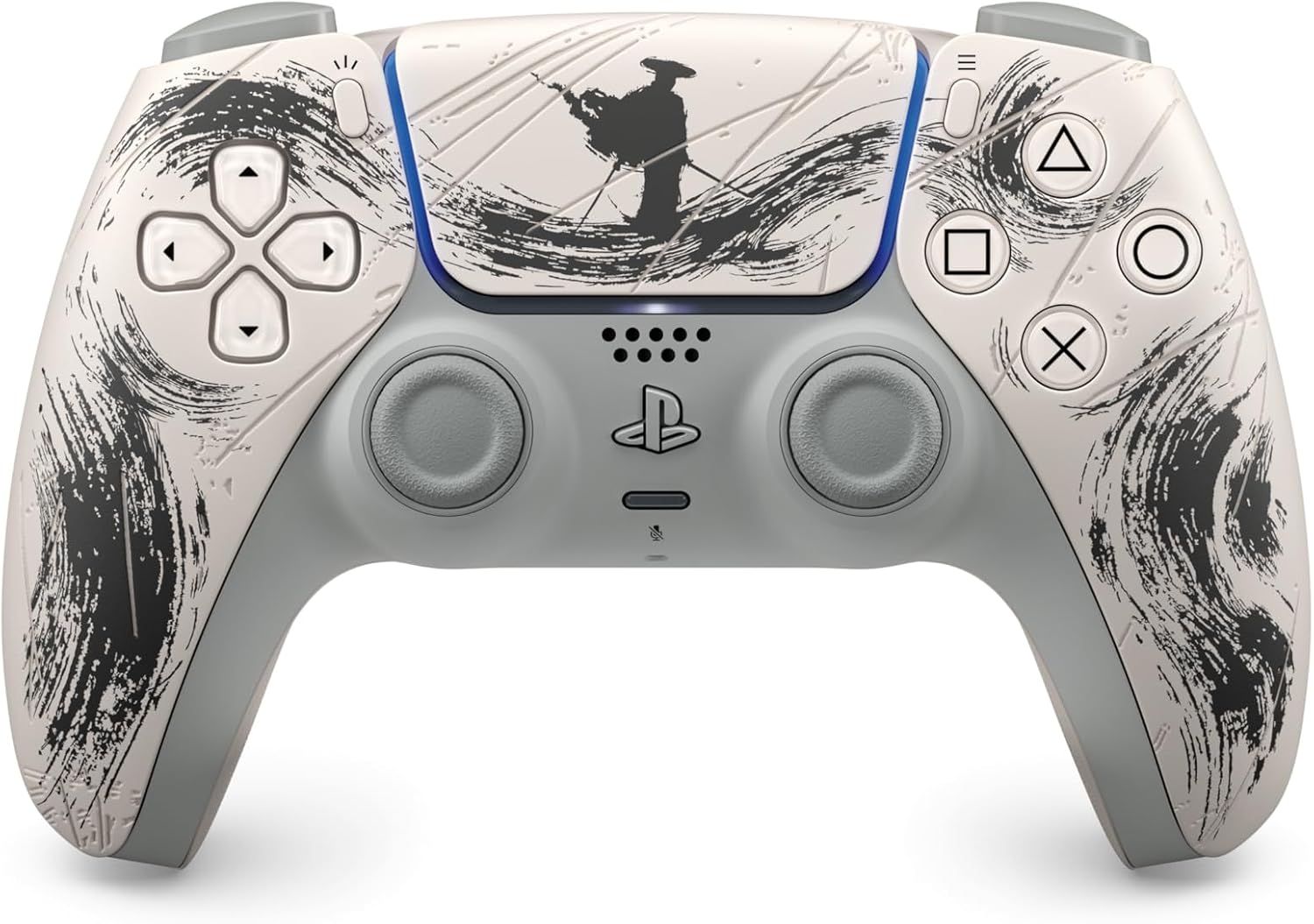 Controle sem fio PlayStation DualSense – Edição Limitada Black: Ghost of Yōtei