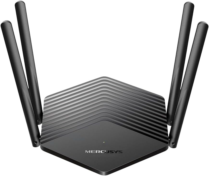 Mercusys MR80X V4 Roteador Wi-Fi 6 AX3000 Dual Band, 4 Portas Gigabit