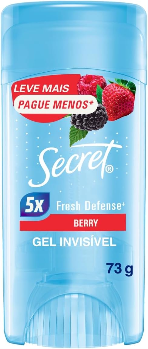 Secret Desodorante Antitranspirante em Gel Berry 73g