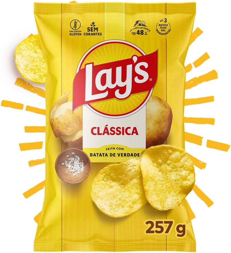Lay's Batata Frita Lisa Clássica 257g