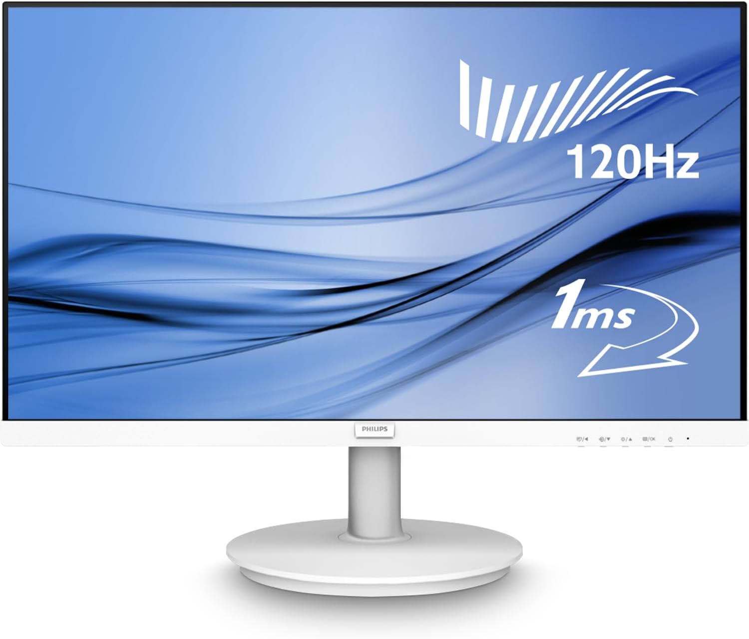 Monitor Branco Philips 22" 120Hz 1ms Gaming 221V8LBW3