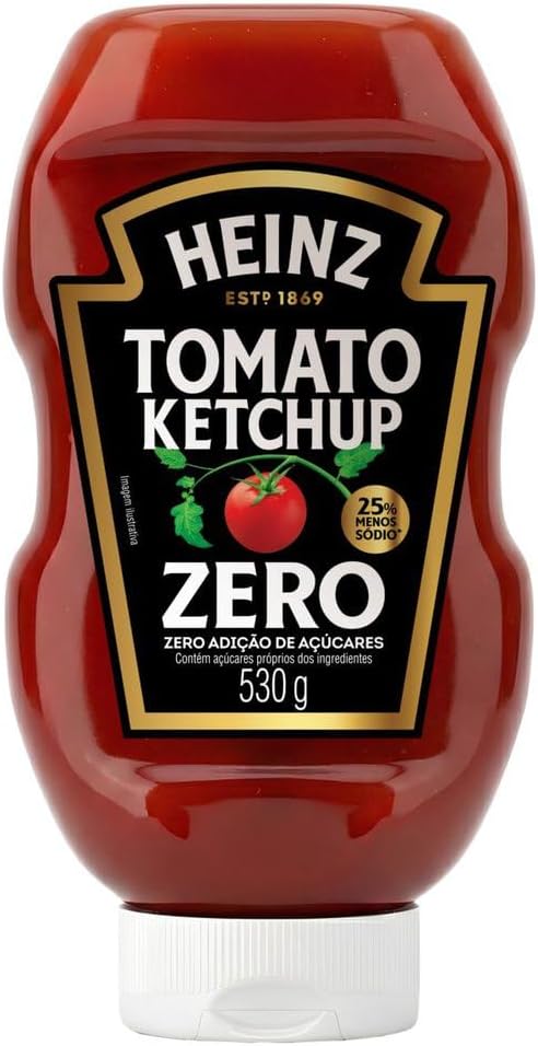 Heinz Ketchup Zero Açúcar 530g