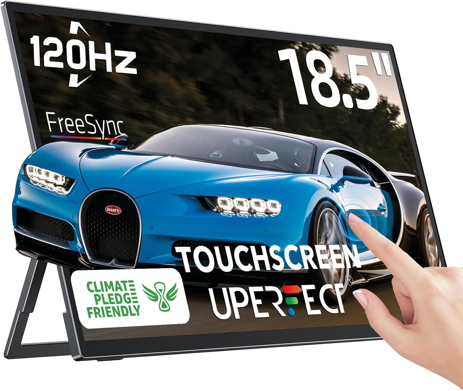 UPERFECT Monitor Portátil 18,5 Polegadas 120HZ