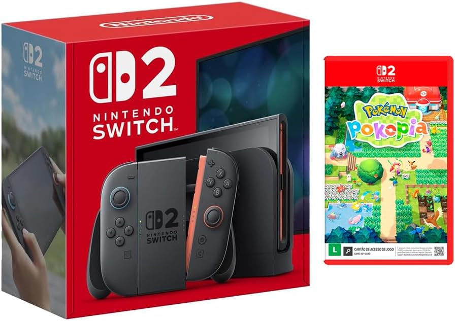 Console Nintendo Switch 2 + Jogo Pokémon Pokopia