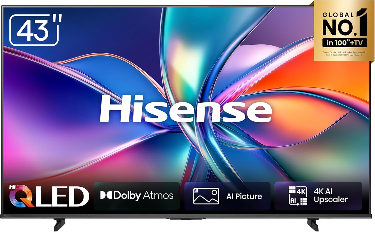 Hisense Smart TV 4K Hi-QLED 43" Polegadas