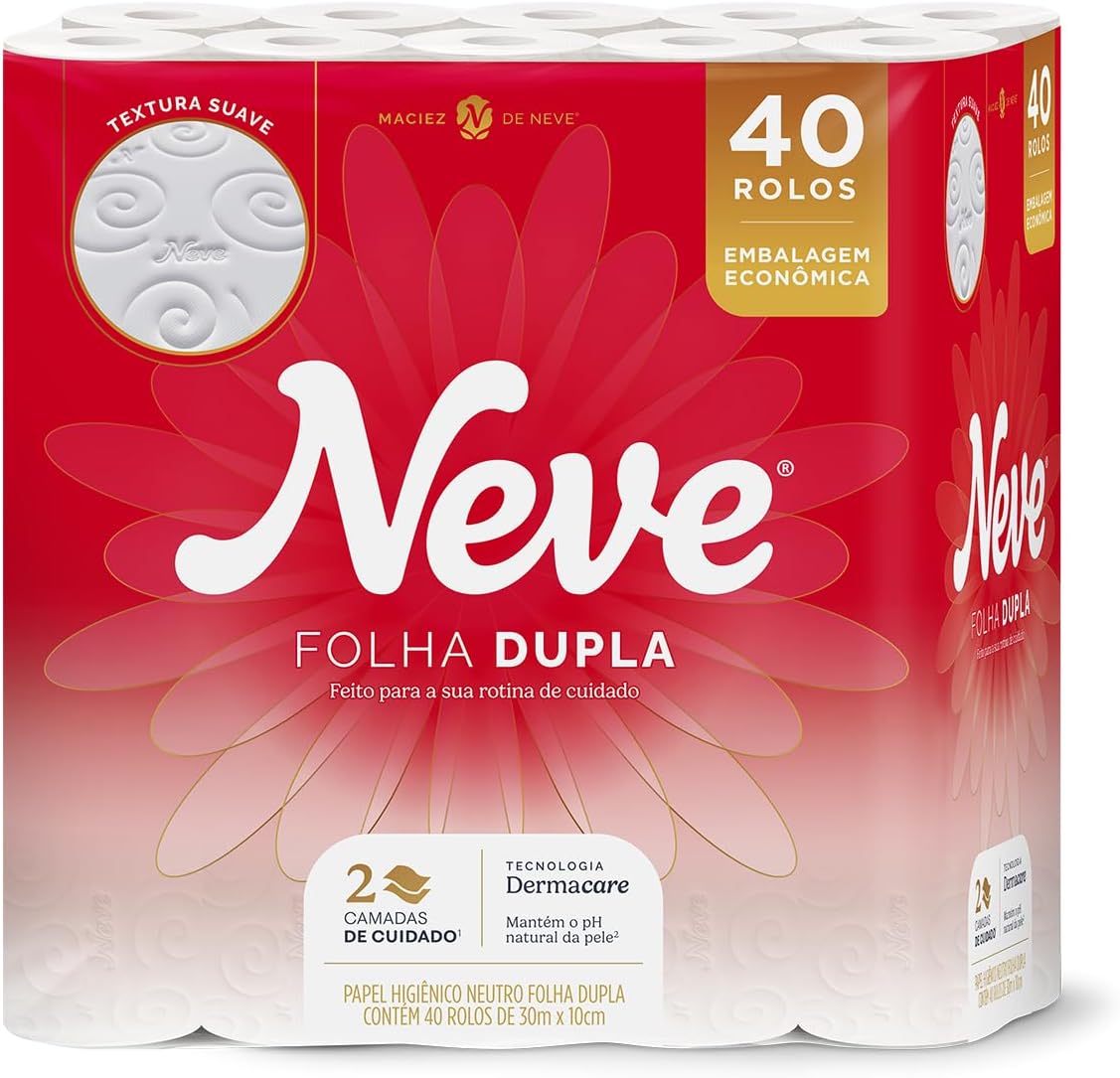 > É NEVE 40 roloS CHEGA A CUSTAR +100 no mercado!