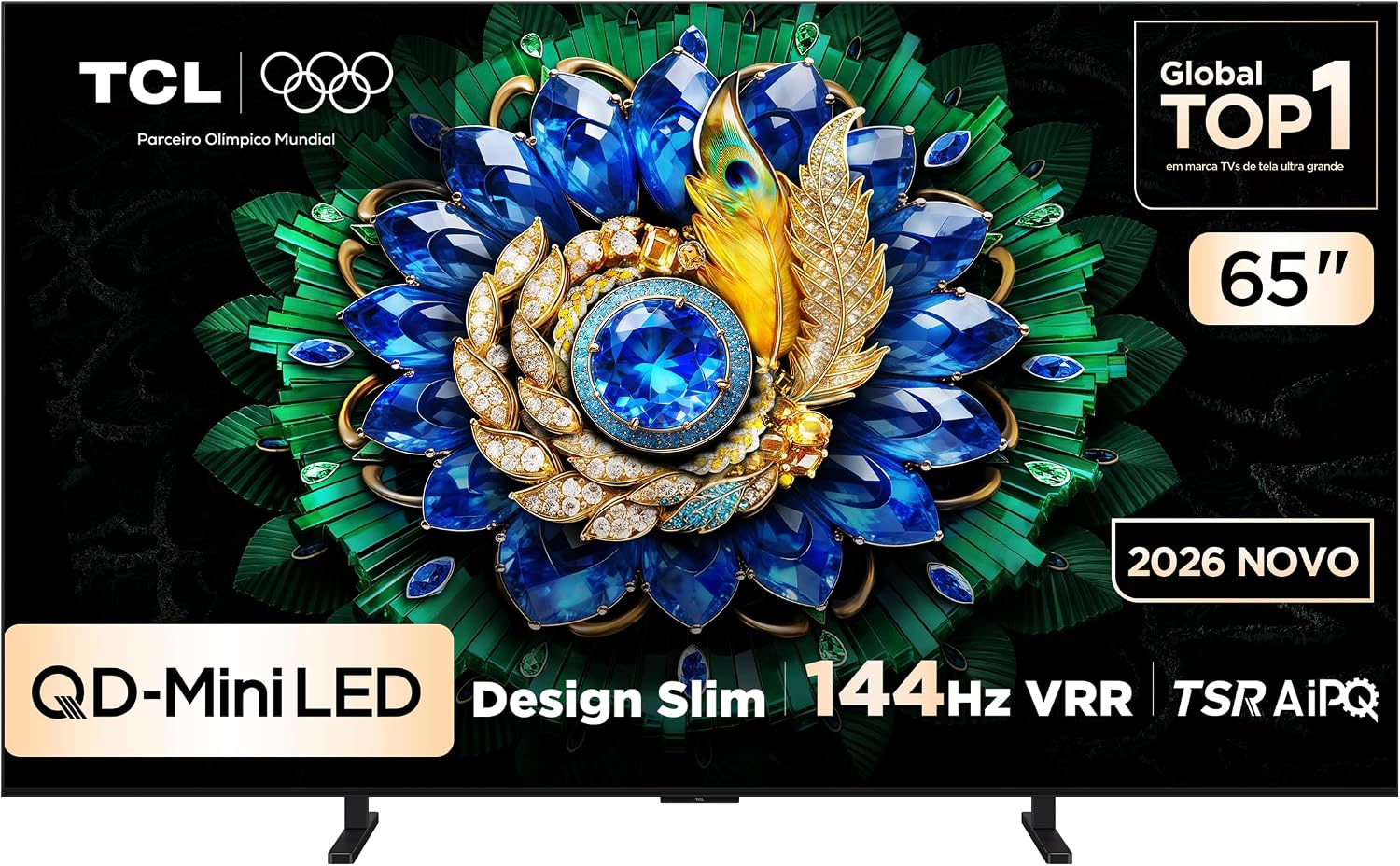 Smart TV TCL 65 Polegadas QD-Mini LED 4K