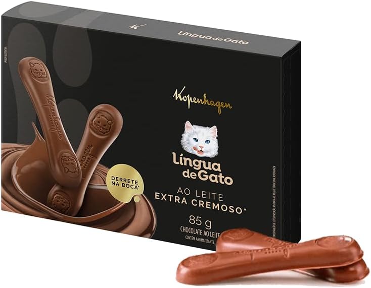 Chocolate Kopenhagen Língua de Gato Extra Cremoso 85G