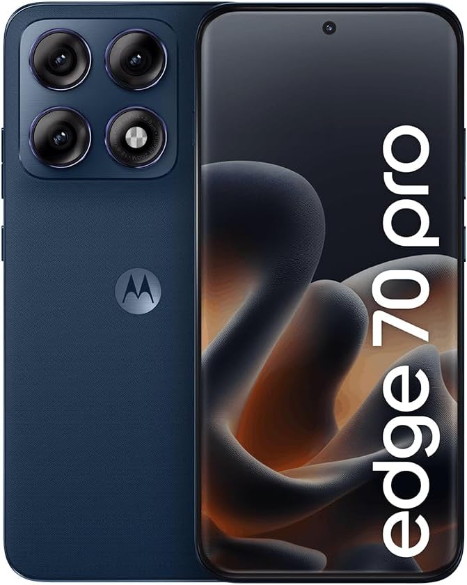 Smartphone Motorola Edge 70 PRO 5G 256GB 12GB RAM, 4 Cameras 50MP, Extreme AMOLED, Azul Es
