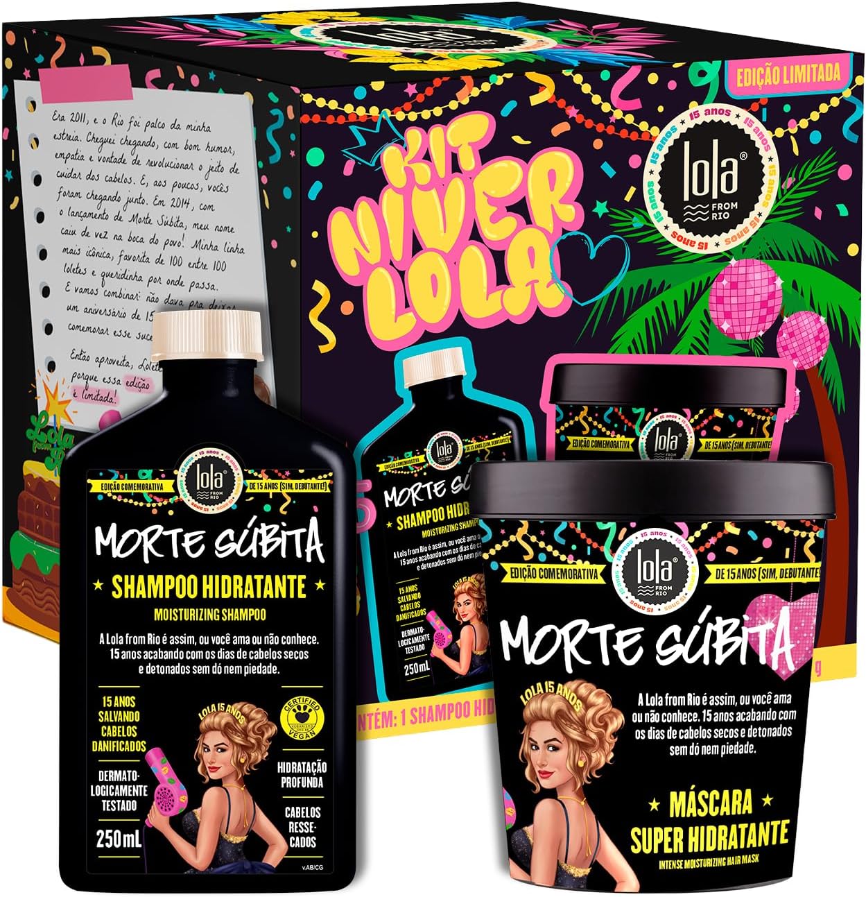 Kit Morte Súbita - Shampoo e Máscara - Edição comemorativa