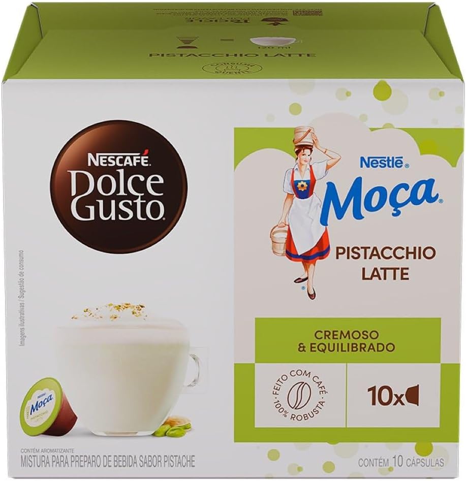 Nescafé Dolce Gusto Moça Pistacchio Latte 10 Capsulas