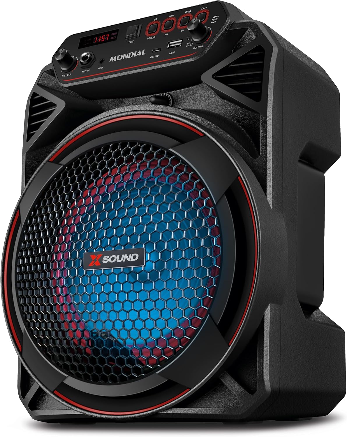 Caixa Amplificada Xsound, Mondial, Preto, 220W RMS, Bivolt
