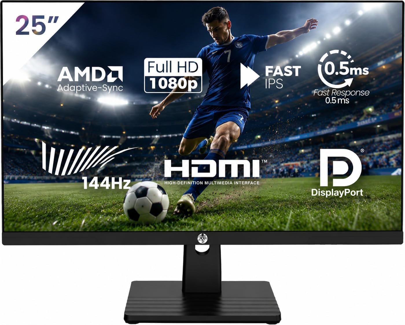 🔥Monitor Gamer 25'' 144hz 0.5ms 1920x1080 HDR10 Resolução FHD HDMI/DP Painel IPS VESA Alt