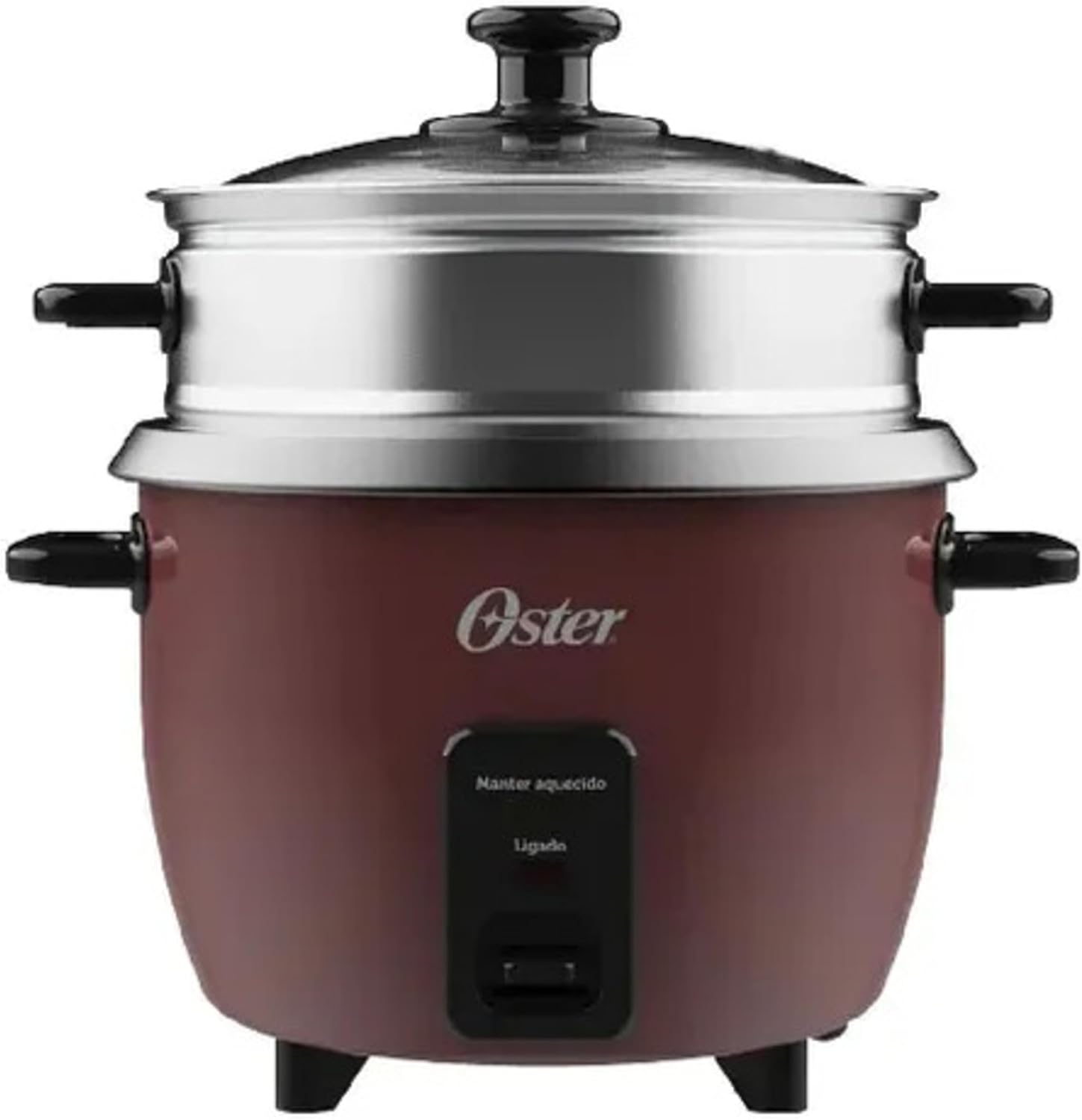 OSTER - Panela Elétrica De Arroz Oster OPAN310 Bordô 127v