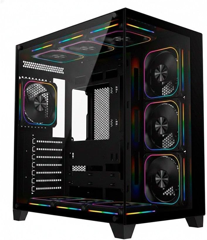 🔥 Gabinete Gamer Liketec Zeus V3, ATX, Frontal e Lateral em Vidro Temperado, Sem Fans, Pr