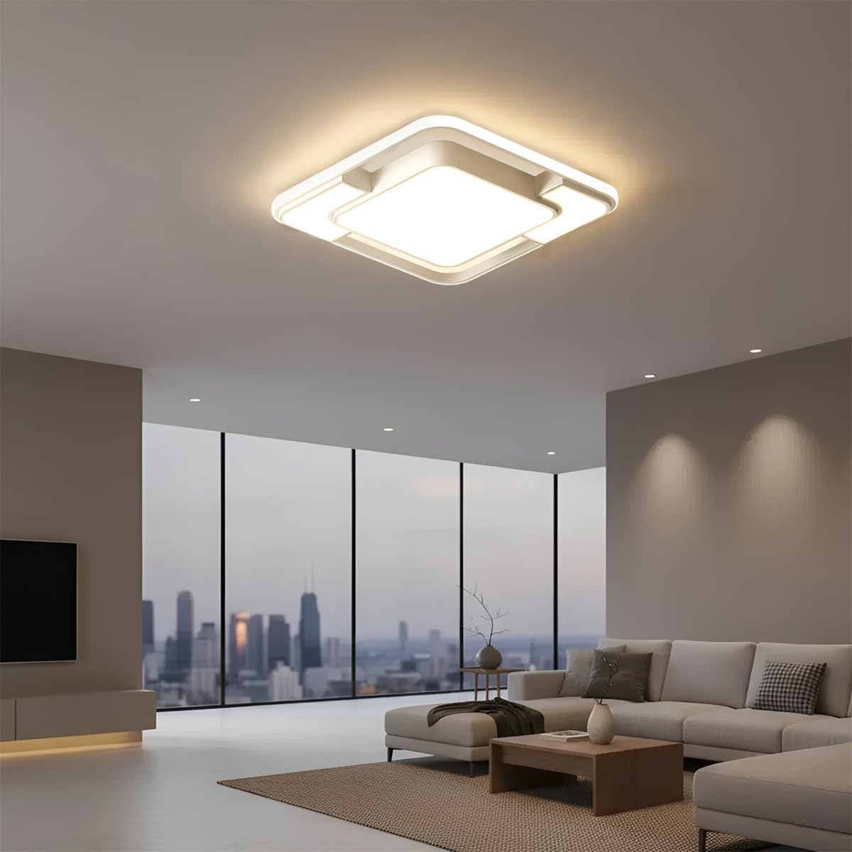 Luz suave e moderna pra sala ou quarto