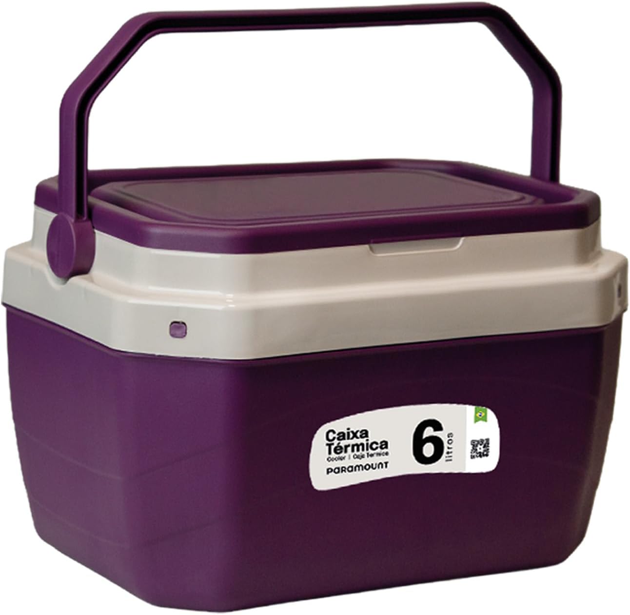 Caixa Térmica Cooler com Alça 6L
