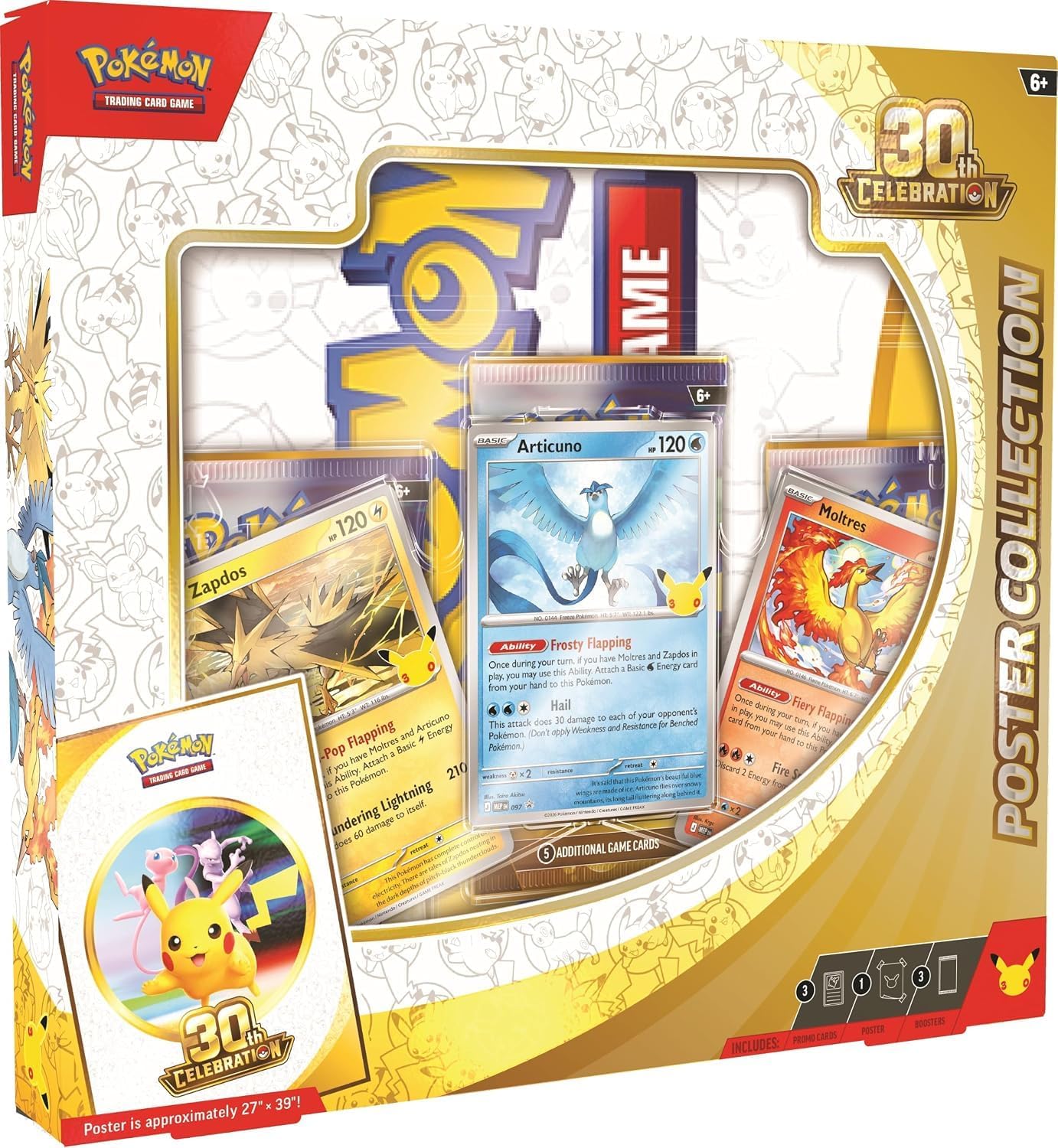 Pokémon TCG: 30th Poster Collection - Inglês