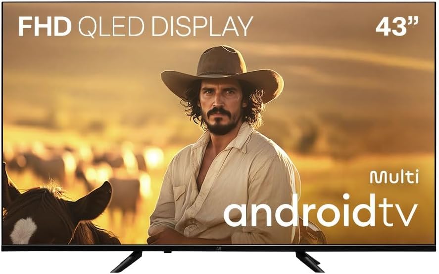 Smart TV Multi 43" QLED Full HD Android