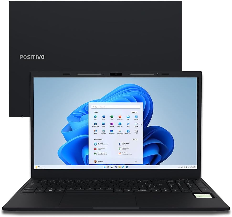 🔥 Positivo Notebook Vision R15m Amd Ryzen 5 8GB 256GB Ssd W11