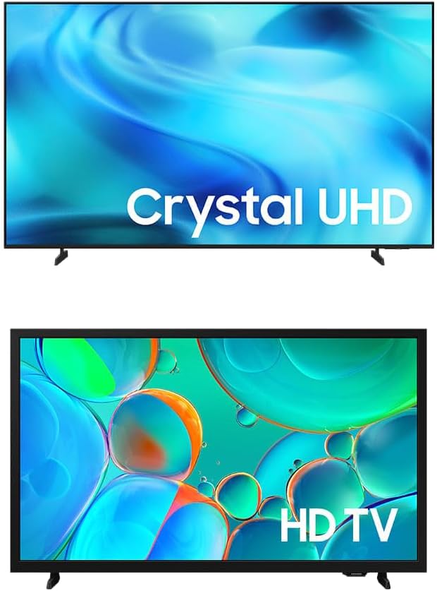 Samsung Combo Smart TV 58" Crystal UHD 4K + Samsung Smart TV 32" HD