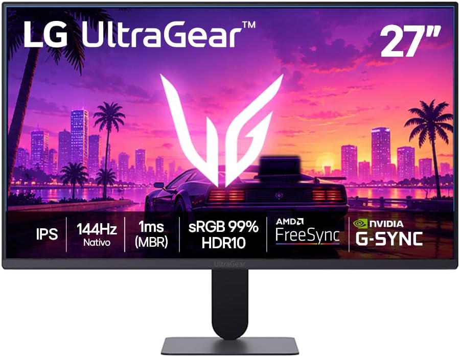 Monitor LG UltraGear 27",FHD, 144HZ