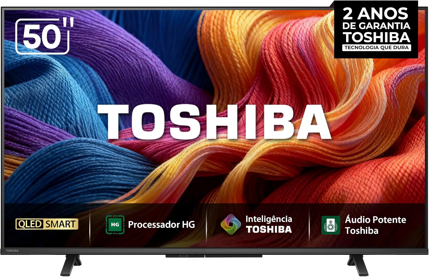 Toshiba Smart TV QLED FHD 50" Polegadas 50V45SS