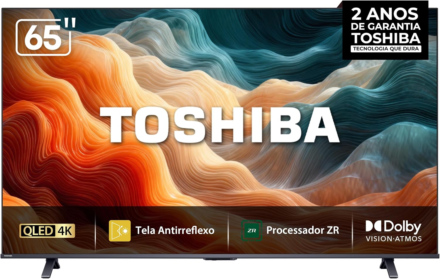 Toshiba Smart TV MiniLED QLED 4K 65" Polegadas