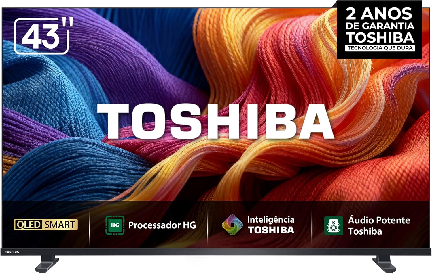 Toshiba Smart TV QLED FHD 43"