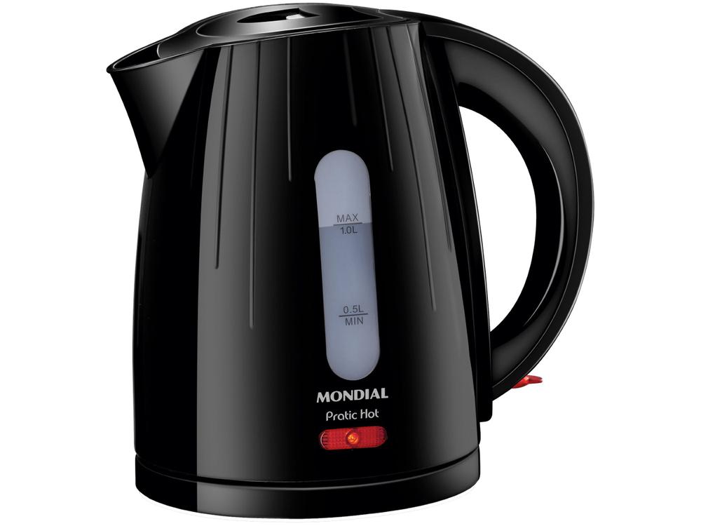Chaleira Elétrica Mondial Pratic Hot CE-07 Preta 1L 220V