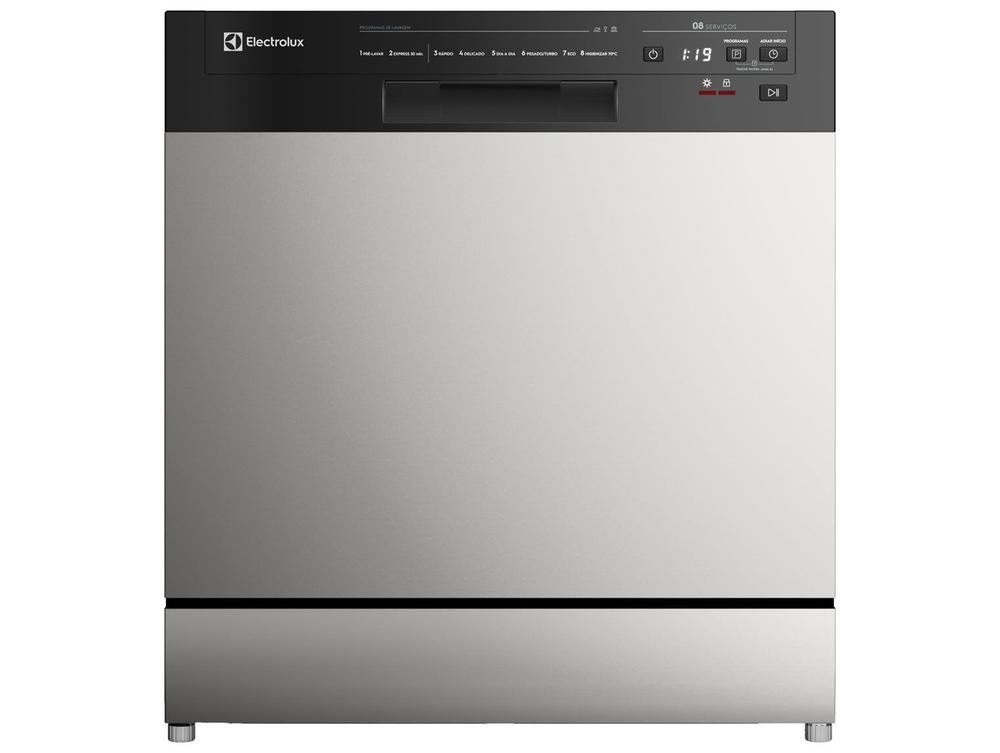 Lava-Louça Electrolux Inox com 8 Serviços, 8 Programas de Lavagem - LS08E
