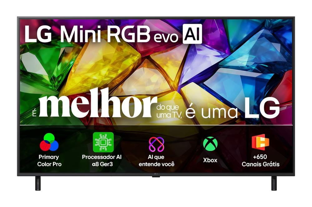 Smart Tv LG Mini RGB Evo Ai 4k 75" VRR 144Hz 2026 (MRGB85)