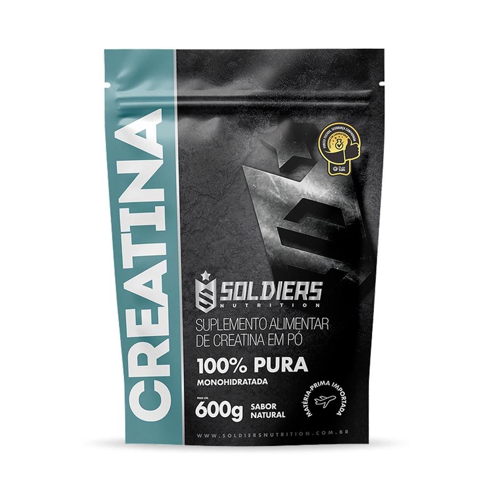 ✅ Creatina Monohidratada Soldiers Nutrition 600g