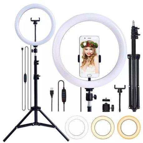 Kit Ring Light com Tripé Pro