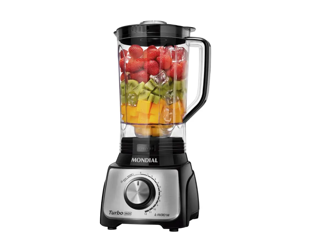 Liquidificador Mondial Turbo Inox