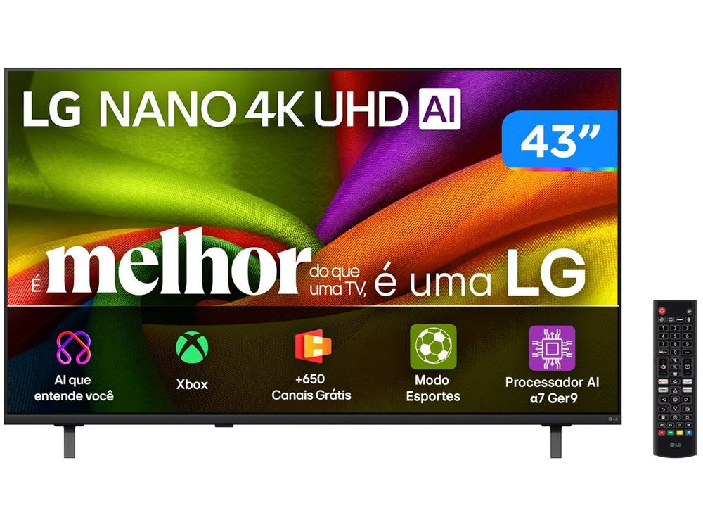 ✅ Smart TV LG Nano LED 43NU850BPSA